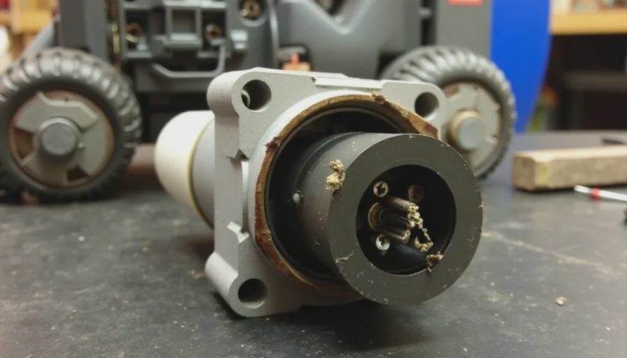 Dead compressor with melted piston ring and cracked head.