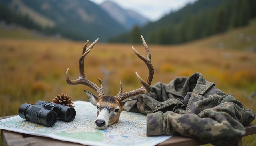 Illustration for colorado mule deer hunting