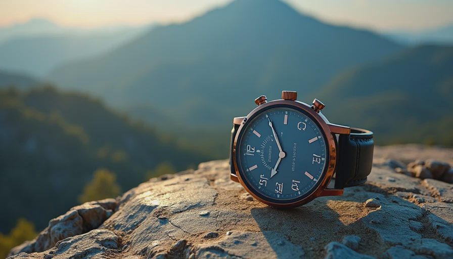 Visual context for altimeter watch