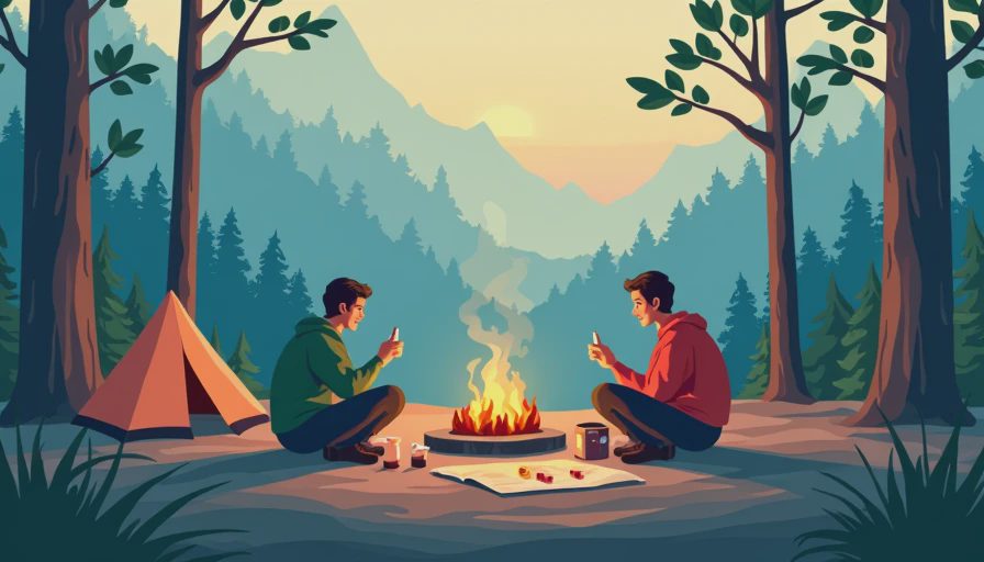 Visual context for backpacking meal ideas