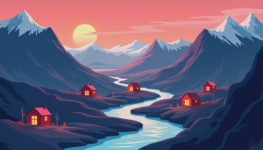 Visual context for laugavegur trail iceland