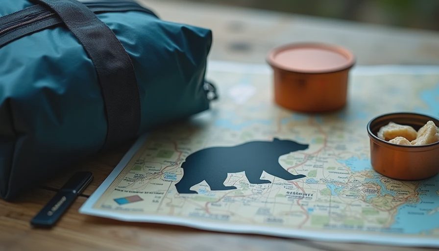 Visual context for bear bag