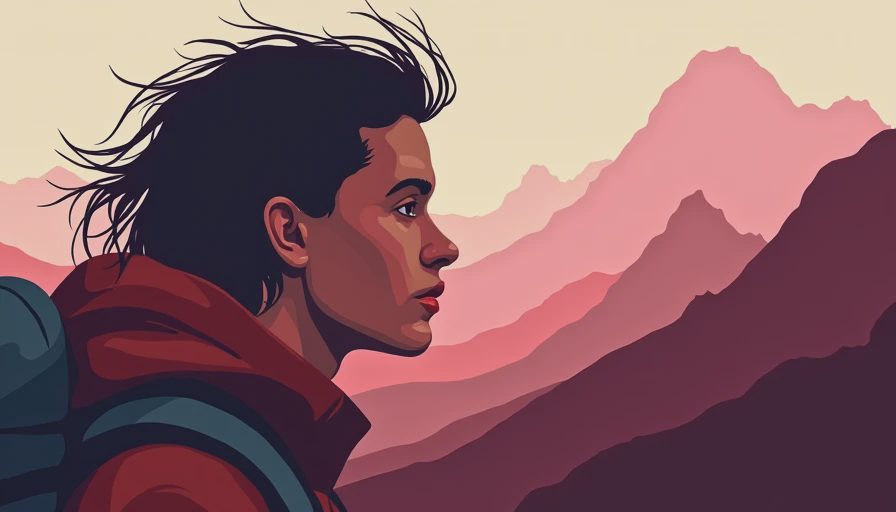 Visual context for laugavegur trek