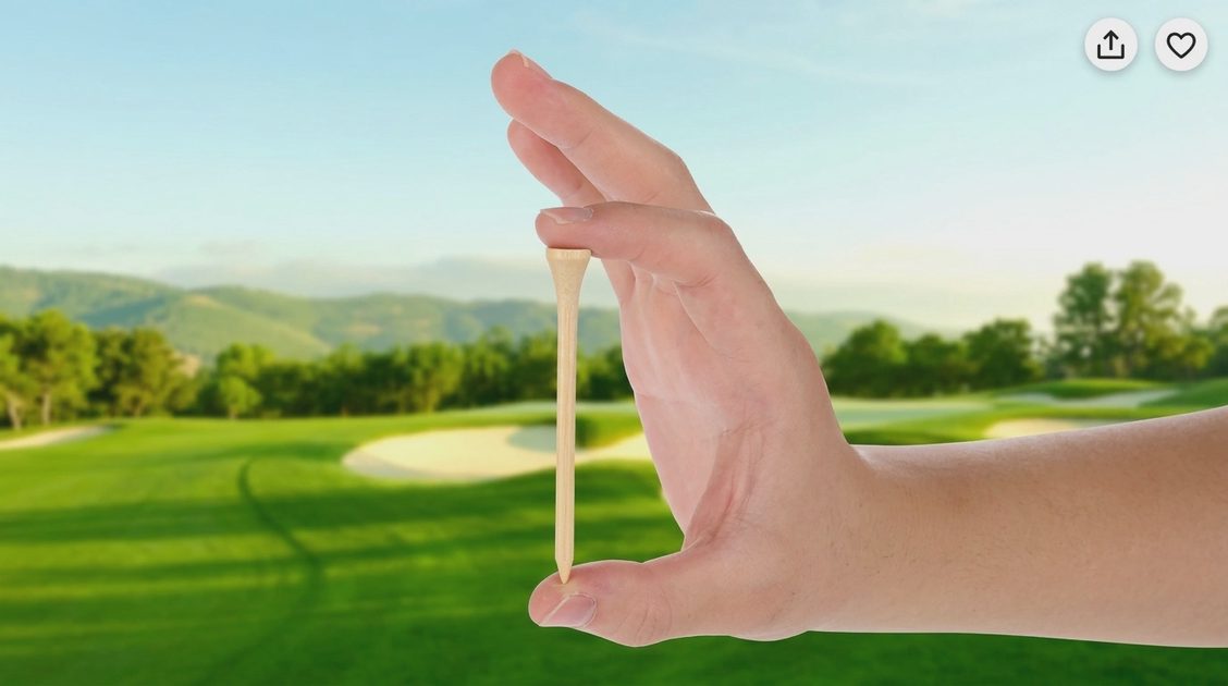 Bamboo Golf Tees: The Eco-Friendly, Durable 100-Pack That May Help Reduce Side Spin