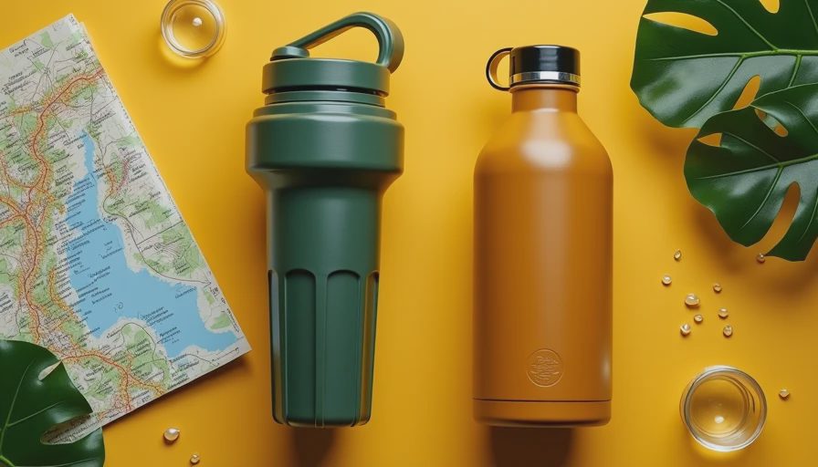 Visual context for water purification backpacking